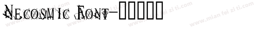 Necosmic Font字体转换